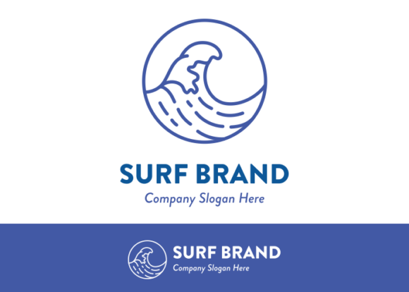 Download Ocean Waves Surfing Logo Ideas 3 - Logo ideas Collection